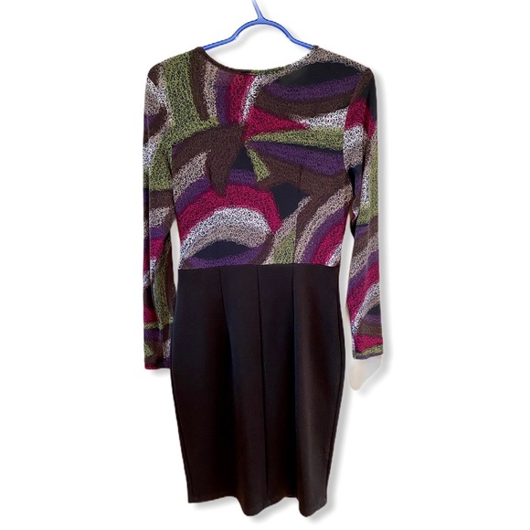 Faux-Wrap Dress (small) - Picture 2 of 2